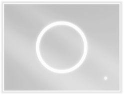 Mexen Koga zrcalo za kupaonicu s osvjetljenjem 80 x 60 cm, LED 6000K, protiv magle - 9821-080-060-611-00
