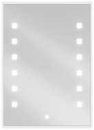 Mexen Ner illuminated bathroom mirror 50 x 70 cm, LED 6000K, anti-fog - 9809-050-070-611-00