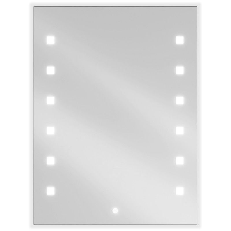 Mexen Ner beleuchteter Badezimmerspiegel 60 x 80 cm, LED 6000K, Antibeschlag - 9809-060-080-611-00