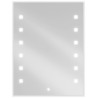 Mexen Ner miroir de salle de bain rétroéclairé 60 x 80 cm, LED 6000K, anti-buée - 9809-060-080-611-00
