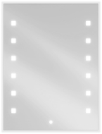 Mexen Ner osvijetljeno kupaonsko ogledalo 60 x 80 cm, LED 6000K, protiv zamagljivanja - 9809-060-080-611-00
