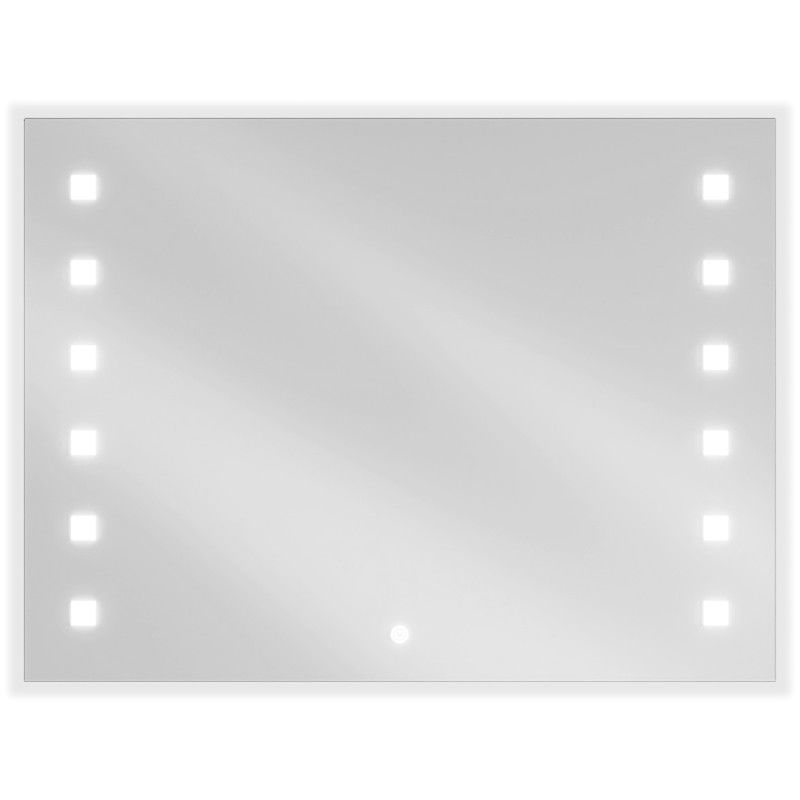 Mexen Ner upplyst badrumsspegel 80 x 60 cm, LED 6000K, antifog - 9809-080-060-611-00