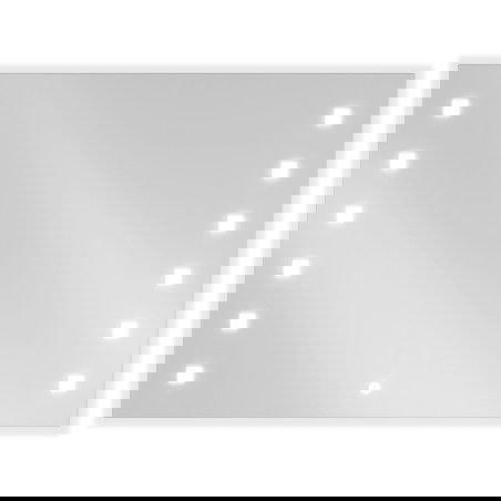 Mexen Ner osvetljeno kopalniško ogledalo 80 x 60 cm, LED 6000K, proti pari - 9809-080-060-611-00