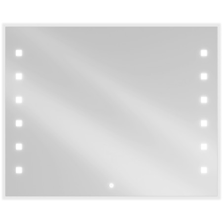 Mexen Ner verlicht spiegel voor de badkamer 100 x 80 cm, LED 6000K, anti-condens - 9809-100-080-611-00