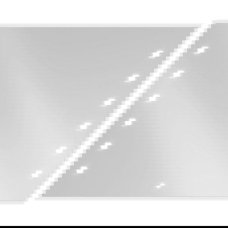 Mexen Ner verlichte badkamer spiegel 100 x 80 cm, LED 6000K, anti-condens - 9809-100-080-611-00