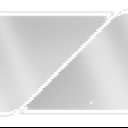 Mexen Nida beliichtent Buedzëmmer-Spigel 120 x 100 cm, LED 6000K, Anti-Beschlag - 9806-120-100-611-00