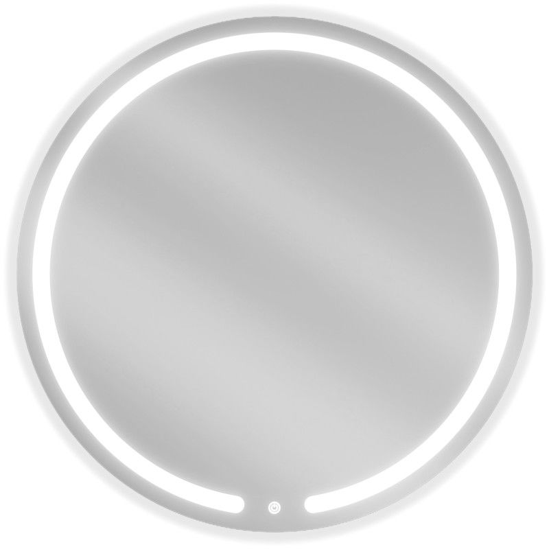 Mexen Rose ronde spiegel voor badkamer, verlicht, 80 cm, LED 6000K, anti-condens - 9810-080-080-611-00