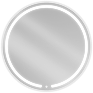 Mexen Rose illuminated bathroom mirror, round 90 cm, LED 6000K, anti-fog - 9810-090-090-611-00