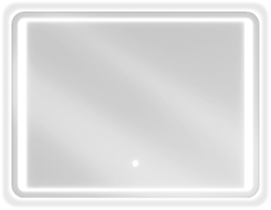 Mexen Zusa LED-valgustusega vannitoa peegel 80 x 60 cm, LED 6000K, uduvastane - 9808-080-060-611-00