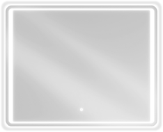 Mexen Zusa zrcalo za kupaonicu s pozadinskim osvjetljenjem 100 x 80 cm, LED 6000K, protiv magle - 9808-100-080-611-00