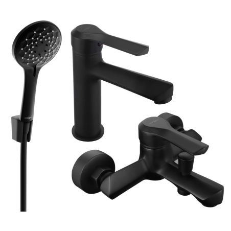 Mexen Sabre R74 set da bagno, nero - 72103R74-70