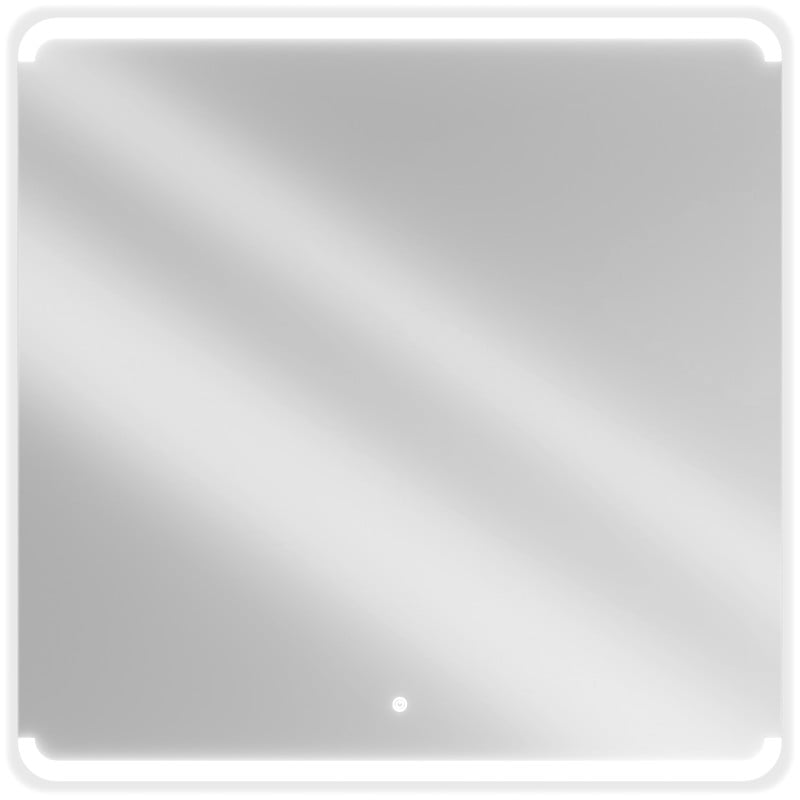 Mexen Nida lustro łazienkowe podświetlane 100 x 100 cm, LED 6000K, antypara - 9806-100-100-611-00