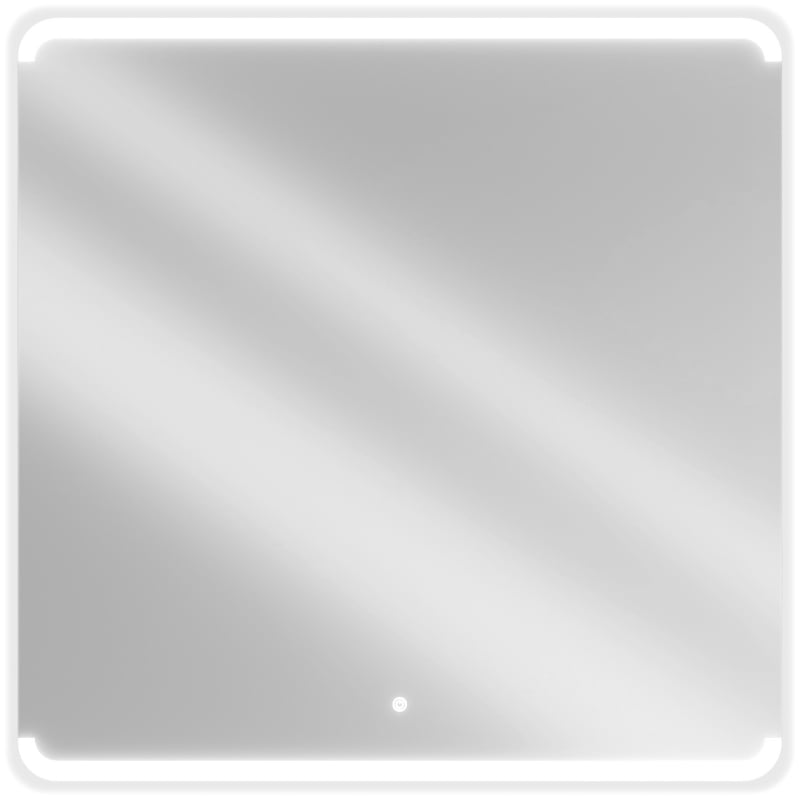 Mexen Nida verlichte badkamerspiegel 100 x 100 cm, LED 6000K, antivries - 9806-100-100-611-00
