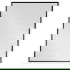 Mexen Erma beleuchteter Badezimmerspiegel 50 x 70 cm, LED 6000K, Antibeschlag, schwarzer Rahmen - 9814-050-070-611-70
