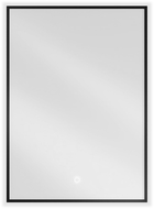 Mexen Erma spiegel voor de badkamer verlicht 50 x 70 cm, LED 6000K, antivlees, zwarte frame - 9814-050-070-611-70