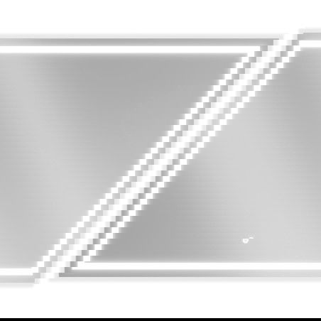 Mexen Miko Beliichtete Buedzëmmer-Spigel 100 x 80 cm, LED 6000K, ofbestoend - 9819-100-080-611-00