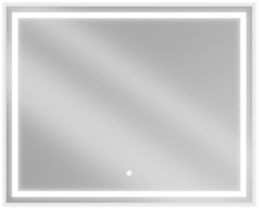 Mexen Miko valgustatud vannitoapeegel 100 x 80 cm, LED 6000K, auruvastane - 9819-100-080-611-00