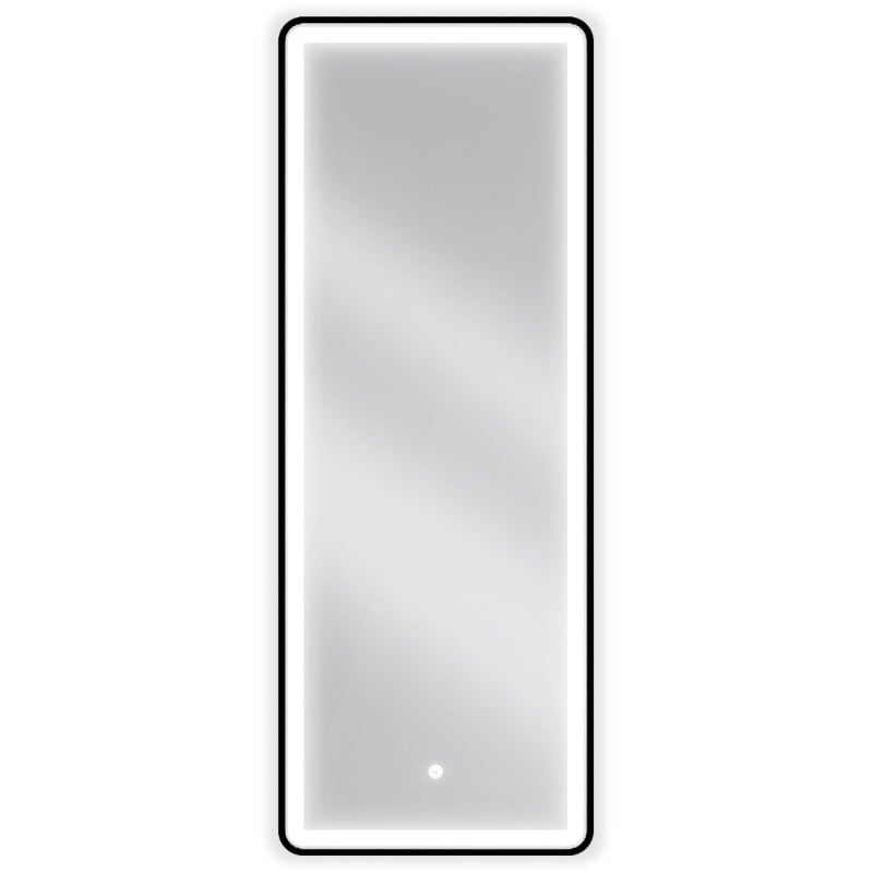 Mexen Coro verlichte badkamerspiegel 45 x 120 cm, LED 6000K, anti-condens, zwarte frame - 9817-045-120-611-70