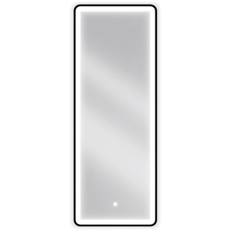 Mexen Coro miroir de salle de bain éclairé 45 x 120 cm, LED 6000K, anti-buée, cadre noir - 9817-045-120-611-70