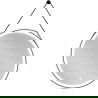 Mexen Reni miroir de salle de bain éclairé, rond 70 cm, LED 6000K, antibuée, cadre noir - 9812-070-070-611-70