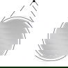 Mexen Reni miroir de salle de bain éclairé, rond 90 cm, LED 6000K, antibuée, cadre noir - 9812-090-090-611-70
