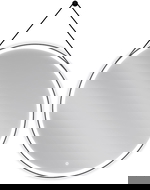 Mexen Reni rundes, beleuchtetes Badezimmerspiegel, 100 cm, LED 6000K, Antibeschlag, schwarzer Rahmen - 9812-100-100-611-70