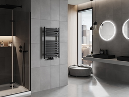 Mexen Hades radiador de baño 800 x 500 mm, 386 W, negro - W104-0800-500-00-70