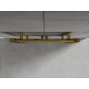 Mexen Hades kupaonski radijator 1200 x 500 mm, 450 W, zlatni - W104-1200-500-00-50