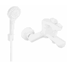 Mexen Sabre R05 grifo de bañera con conjunto de ducha, blanco - 7213R05-20