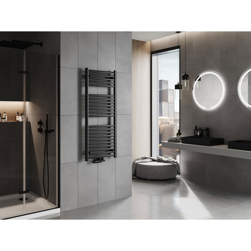 Mexen Hades radiador de baño 1200 x 500 mm, 570 W, negro - W104-1200-500-00-70