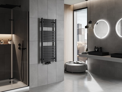 Mexen Hades badkamer radiator 1200 x 500 mm, 570 W, zwart - W104-1200-500-00-70