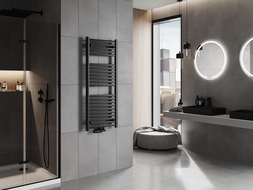 Mexen Hades badrumsradiator 1200 x 500 mm, 570 W, svart - W104-1200-500-00-70