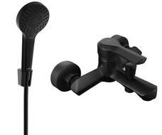Mexen Sabre R05 bath faucet with shower set, black - 7213R05-70