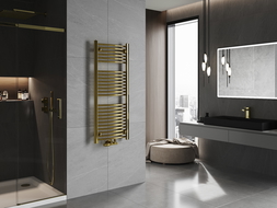 Mexen Ares badkamer radiator 1200 x 500 mm, 420 W, goud - W102-1200-500-00-50