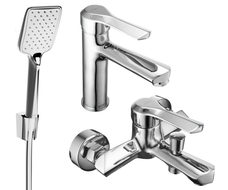 Mexen Sabre R62 badkaruppsättning, krom - 72103R62-00