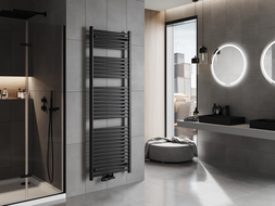 Mexen Hades badkamerradiator 1800 x 600 mm, 1000 W, zwart - W104-1800-600-00-70
