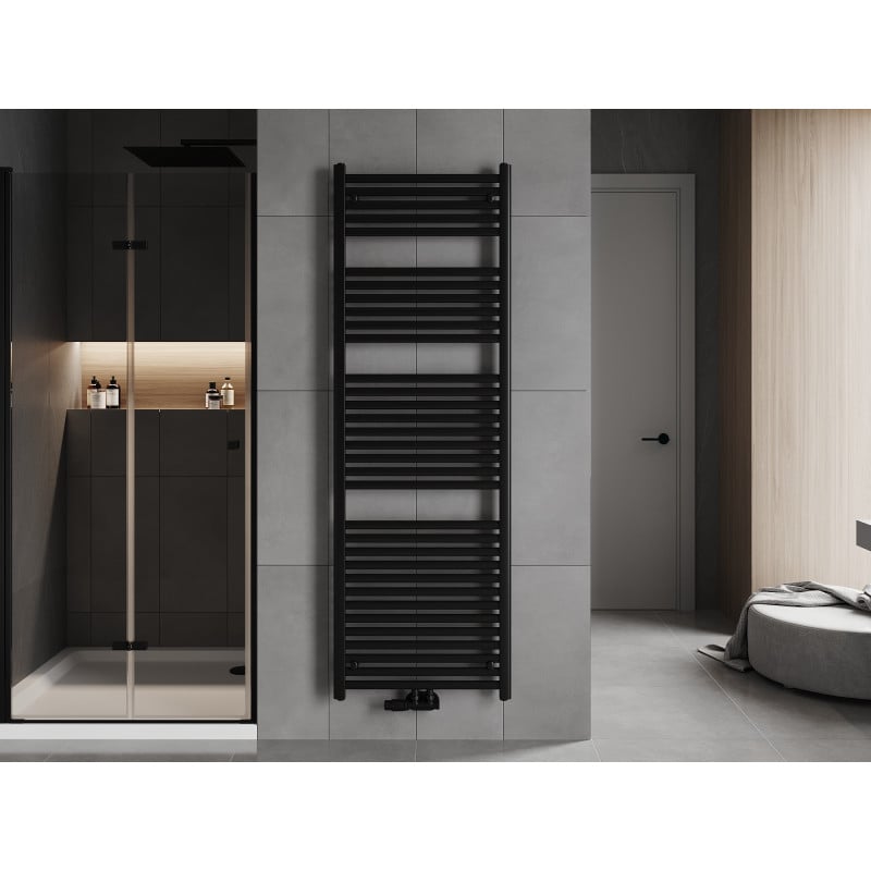 Mexen Hades Badrumselement 1800 x 600 mm, 1000 W, svart - W104-1800-600-00-70