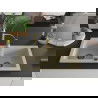 Mexen Mario Granitspüle 2-Becken mit Küchenarmatur Aster, beige - 6504-69-73450-57-B
