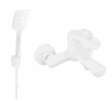Mexen Sabre R62 grifo de bañera con conjunto de ducha, blanco - 7213R62-20