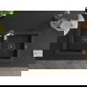 Mexen Mario lavello in granito a 2 vasche con rubinetto da cucina Aster, nero/argento metallico - 6504-73-73450-07-B