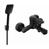 Mexen Sabre R62 robinet de baignoire avec ensemble de douche, noir - 7213R62-70