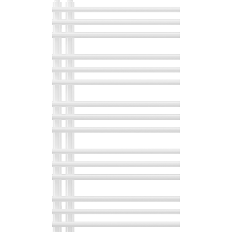Mexen Neptun dekorativer Badezimmerheizkörper 900 x 500 mm, 369 W, weiß - W101-0900-500-00-20