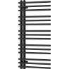 Mexen Neptun decoratieve badkamer radiator 900 x 500 mm, 369 W, zwart - W101-0900-500-00-70