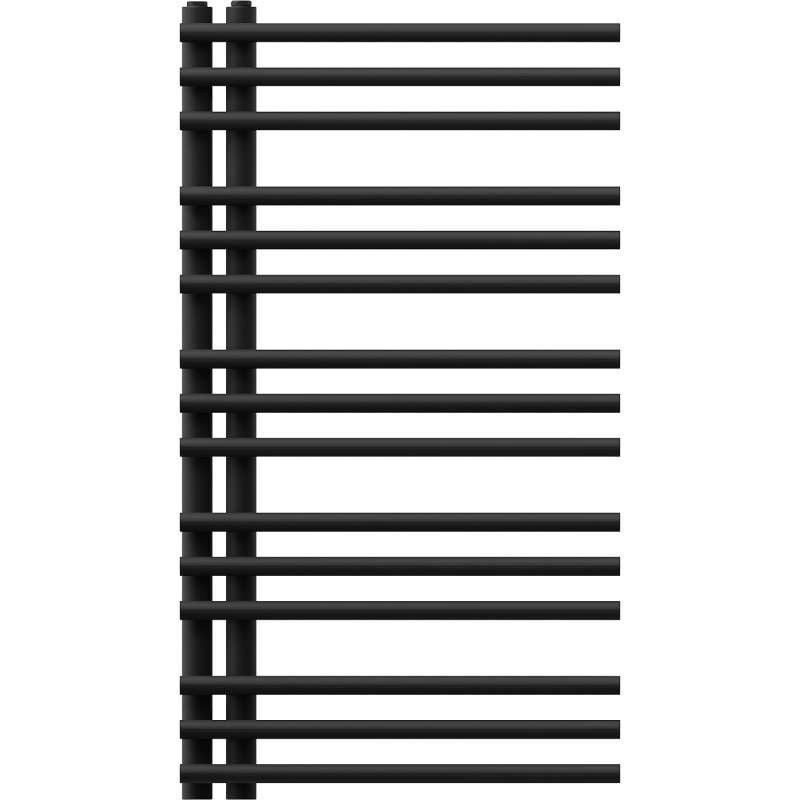 Mexen Neptun dekorativni kopalniški radiator 900 x 500 mm, 369 W, črn - W101-0900-500-00-70