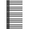 Mexen Neptun decoratieve badkamer radiator 900 x 500 mm, 369 W, zwart - W101-0900-500-00-70