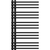 Mexen Neptun radiateur de salle de bain décoratif 900 x 500 mm, 369 W, noir - W101-0900-500-00-70