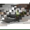 Mexen Neptun decoratieve badkamer radiator 900 x 500 mm, 369 W, zwart - W101-0900-500-00-70
