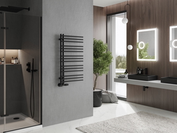 Mexen Neptun dekorativ badrumsradiator 900 x 500 mm, 369 W, svart - W101-0900-500-00-70