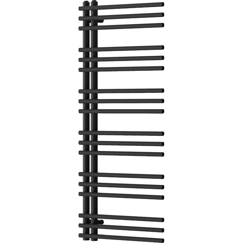 Mexen Neptun dekoratīvais vannas istabas radiators 1200 x 500 mm, 456 W, melns - W101-1200-500-00-70