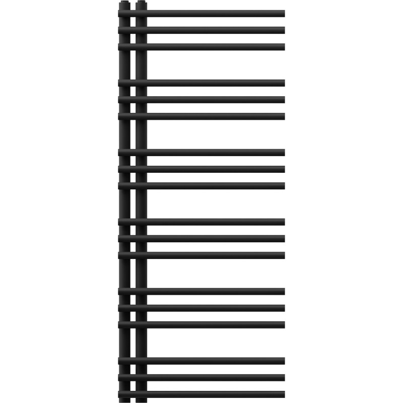 Mexen Neptun grzejnik łazienkowy dekoracyjny 1200 x 500 mm, 456 W, czarny - W101-1200-500-00-70